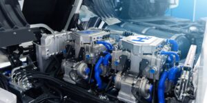 Image of hydrogen fuel cell engine